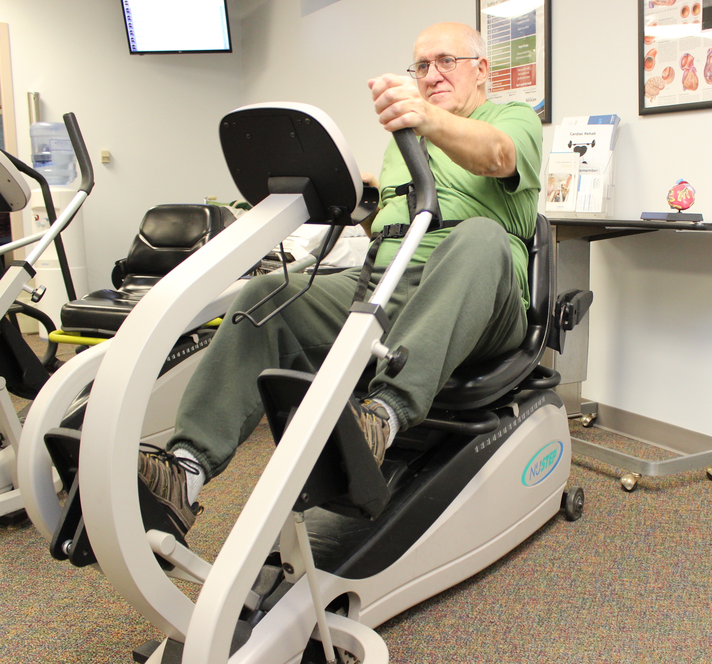 Mike’s continued recovery is cardiac rehabilitation