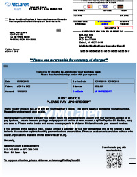 billing statement