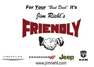 Jim Riehl Friendly Chrysler Dodge logo