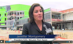 link to news video story about patient tower