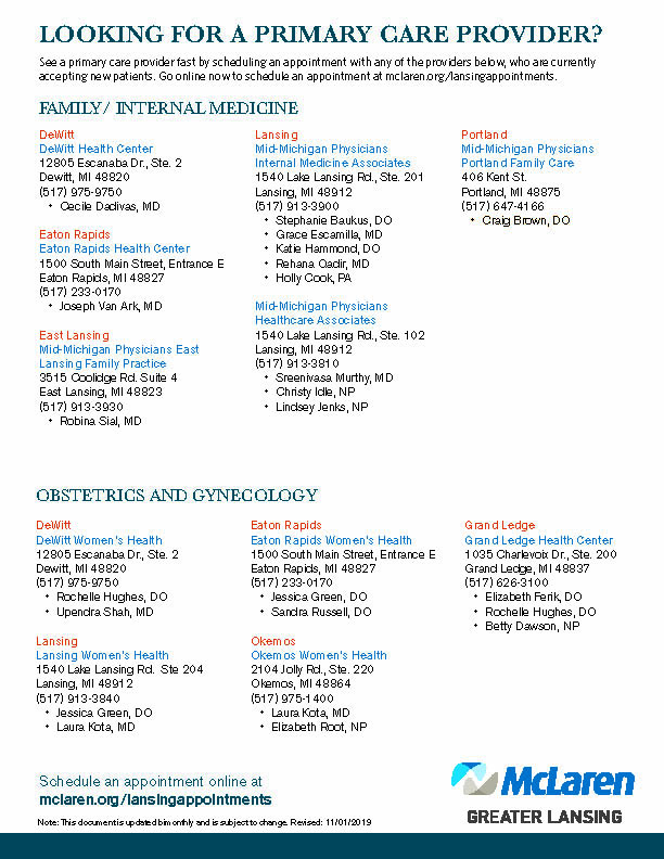 Primary Care Providers Accepting New Patients Within 4 Weeks Or