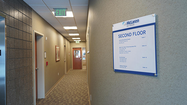 Bay General Surgery 2nd Floor Hallway