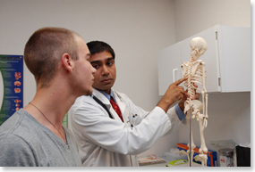 gme students at family clinic