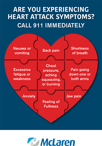 heart attack symptoms - chest pain and shortness of breath