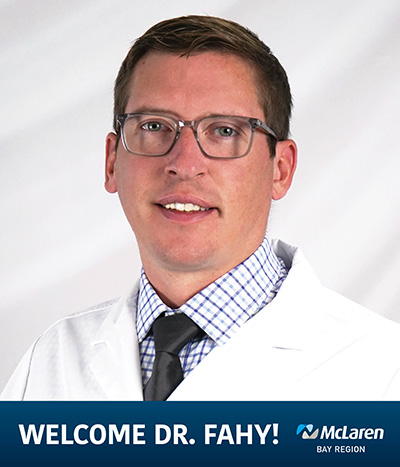McLaren Bay Region Welcomes Dr. Ryan Fahy to General Surgery Team