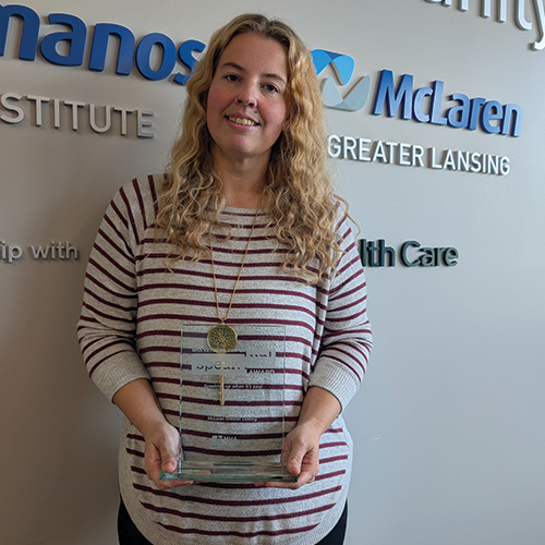 McLaren Greater Lansing Hospital Nurse Honored with MHA Keystone Center Speak-up! Award