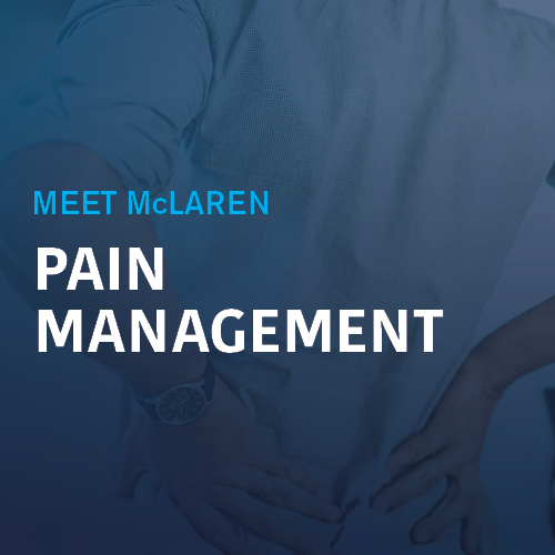 Pain Management Meet McLaren