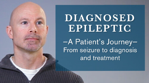 A Patients Journey from seizure to diagnosis and treatment. Picture of epilepsy patient.