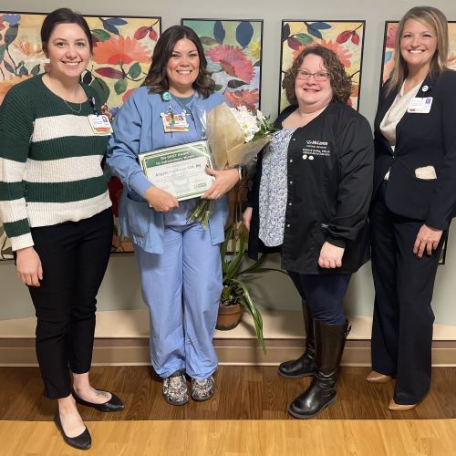 Congratulations, Angela! McLaren Central Michigan Daisy Award Winner