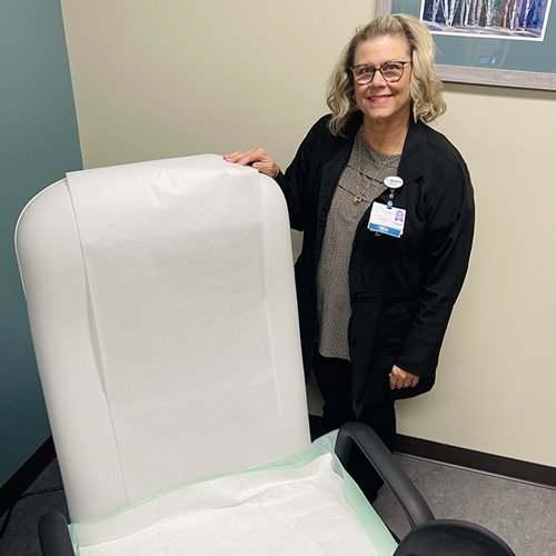 SANE Receives New Chair to Improve Patient Experience