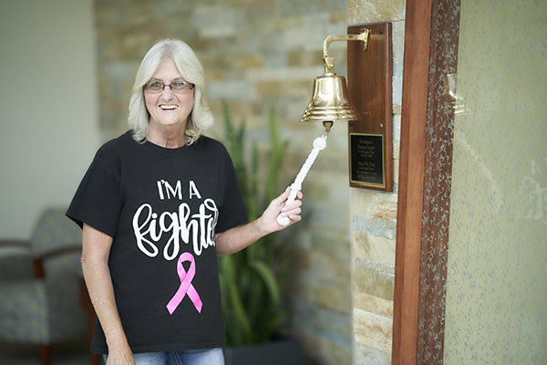 Breast Cancer Survivor, Proton Therapy Patient Rings Bell
