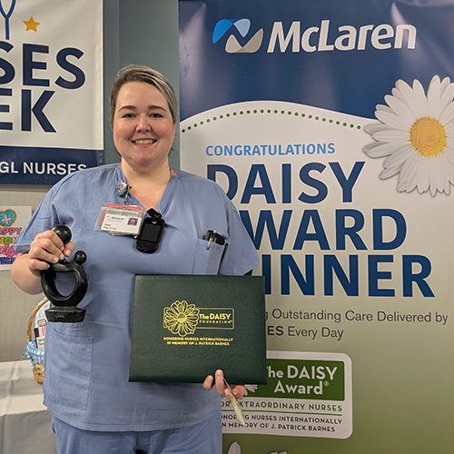 Katie Boutel, RN, Honored with the DAISY Award for Extraordinary Nurses