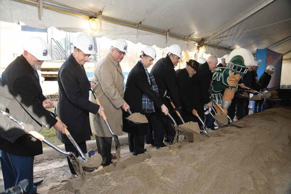 photo of groundbreaking ceremony