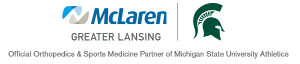 McLaren Lansing MSU Sports Medicine Partnership Logo