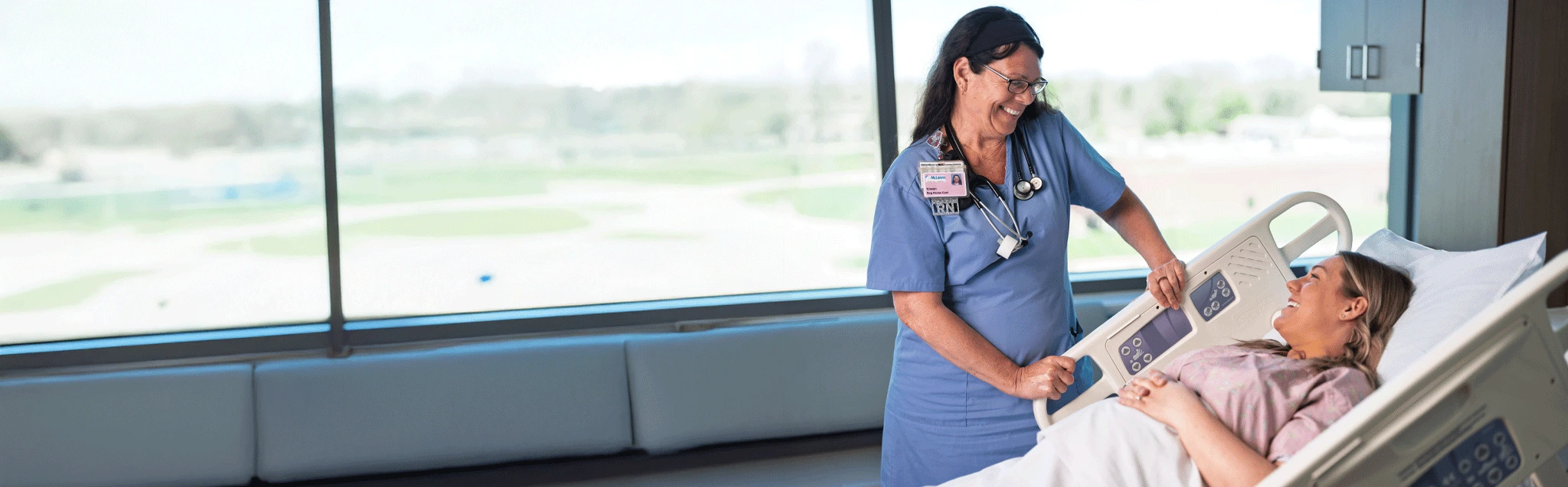 Womens Health Nurse with OB/GYN Patient