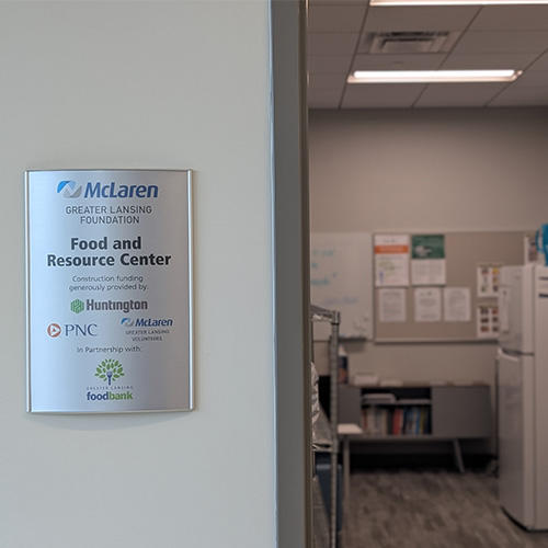 The Expansion of the Food and Resource Center at  McLaren Greater Lansing Now Open