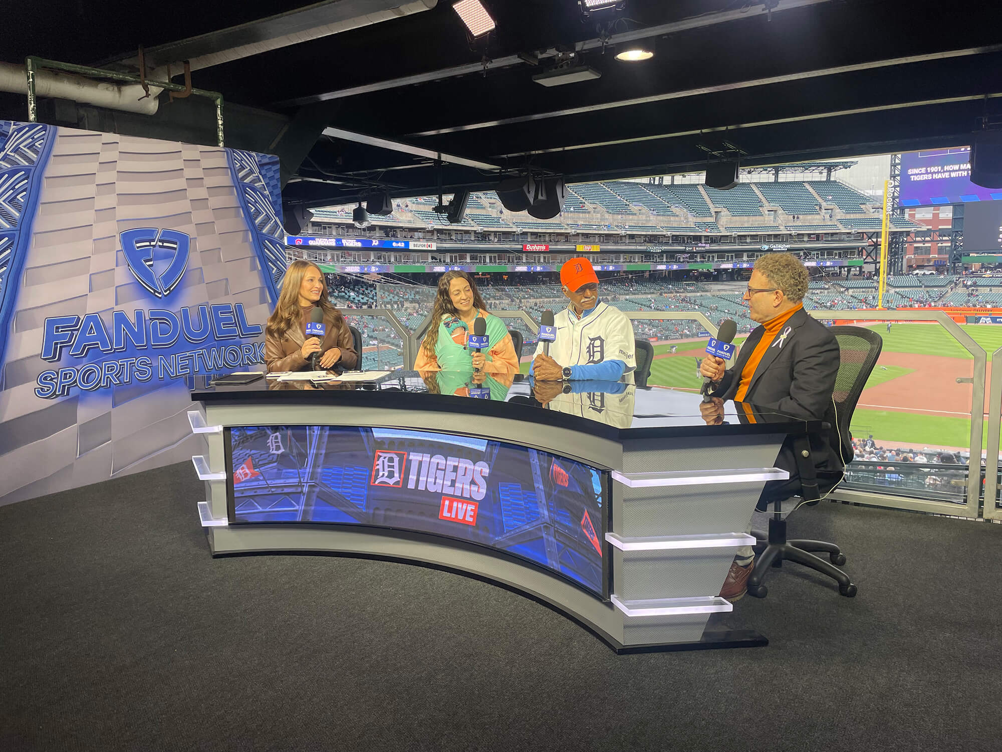 FanDuel Sports Interview During All Cancer Game 2025