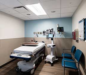 McLaren Fenton Emergency Department patient room