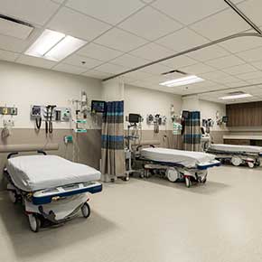 McLaren Fenton Emergency Department trauma bay