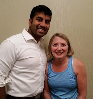 Dr. Neal Bhatt and Debbie Norris