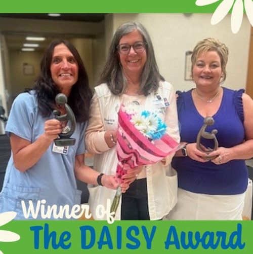Congratulations, Annette, Kelly, and Lisa! McLaren Macomb Daisy Award Winners