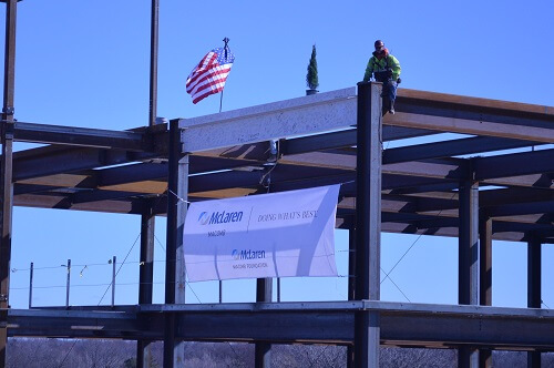 beam topping off