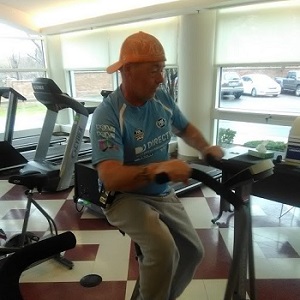 Tony in McLaren Macomb's cardiac rehab