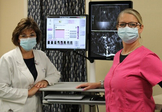 nurses with new equipment