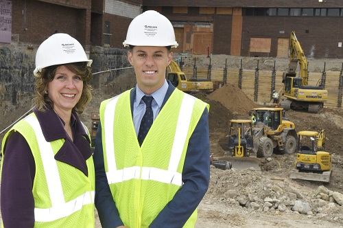 Chatfield and Woods at Construction Site