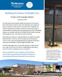 building the future of health care summer 2020