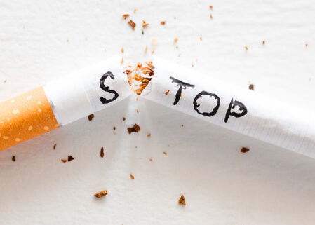 broken cigarette