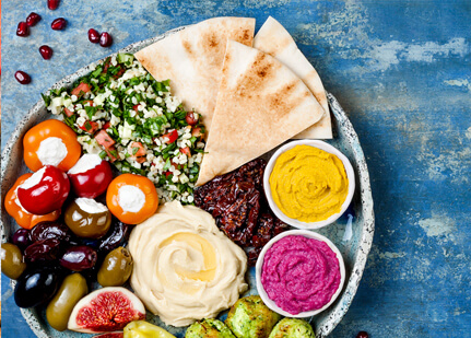 plate with food