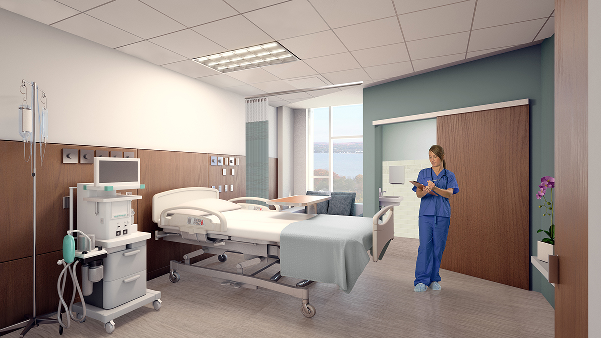 icu patient room