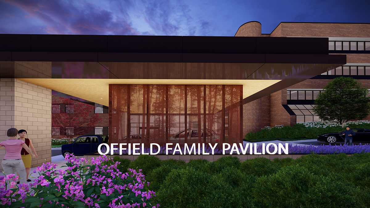 Offield Family Pavilion rendering