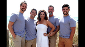 Carol and family on vacation