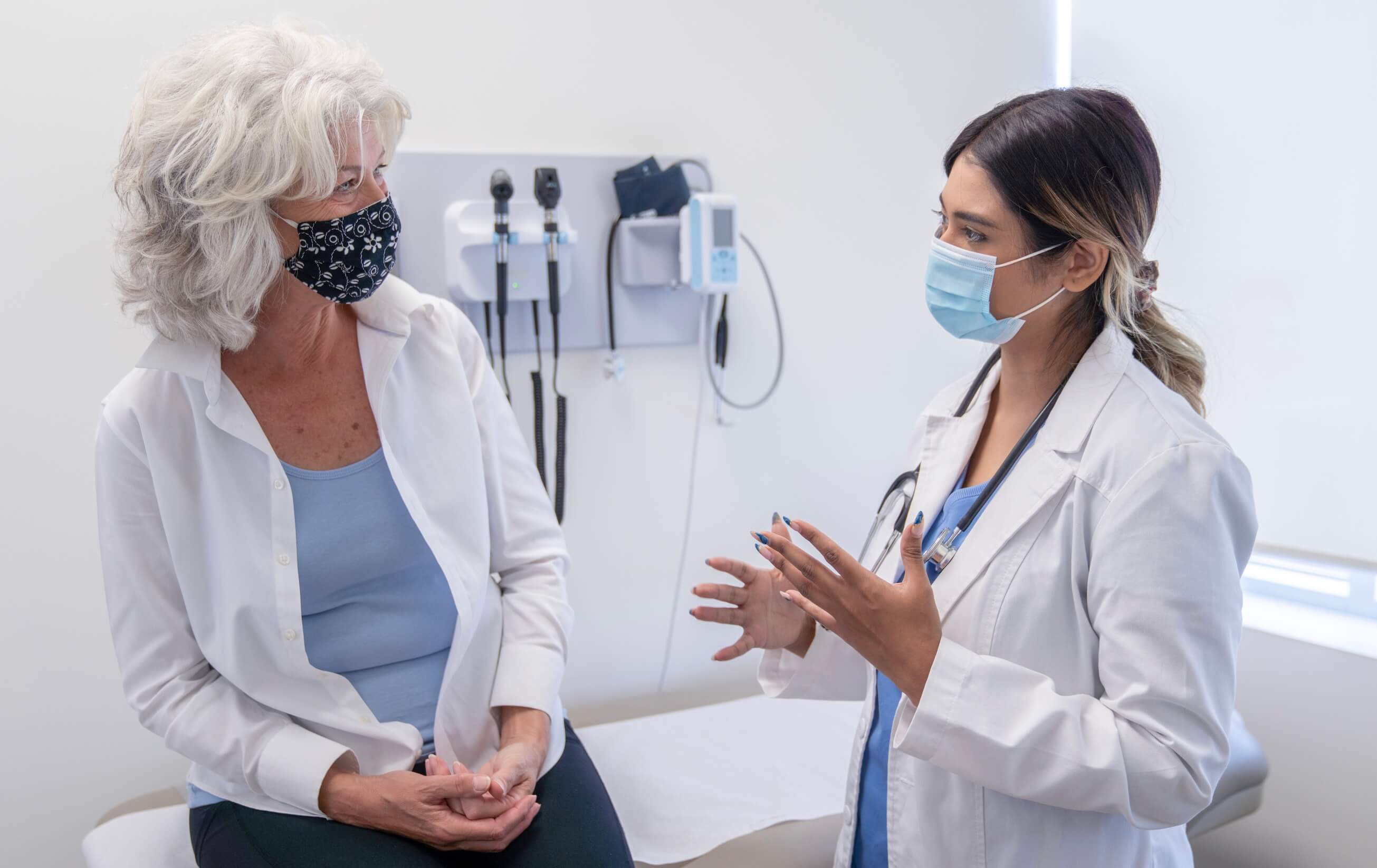 McLaren Port Huron Primary Care Doctor with a female patient