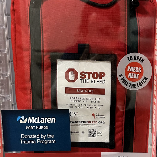 McLaren Port Huron Trauma Program Donates ‘Stop the Bleed’ Kits to St. Clair County Schools