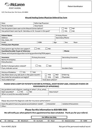 physician fax referral form