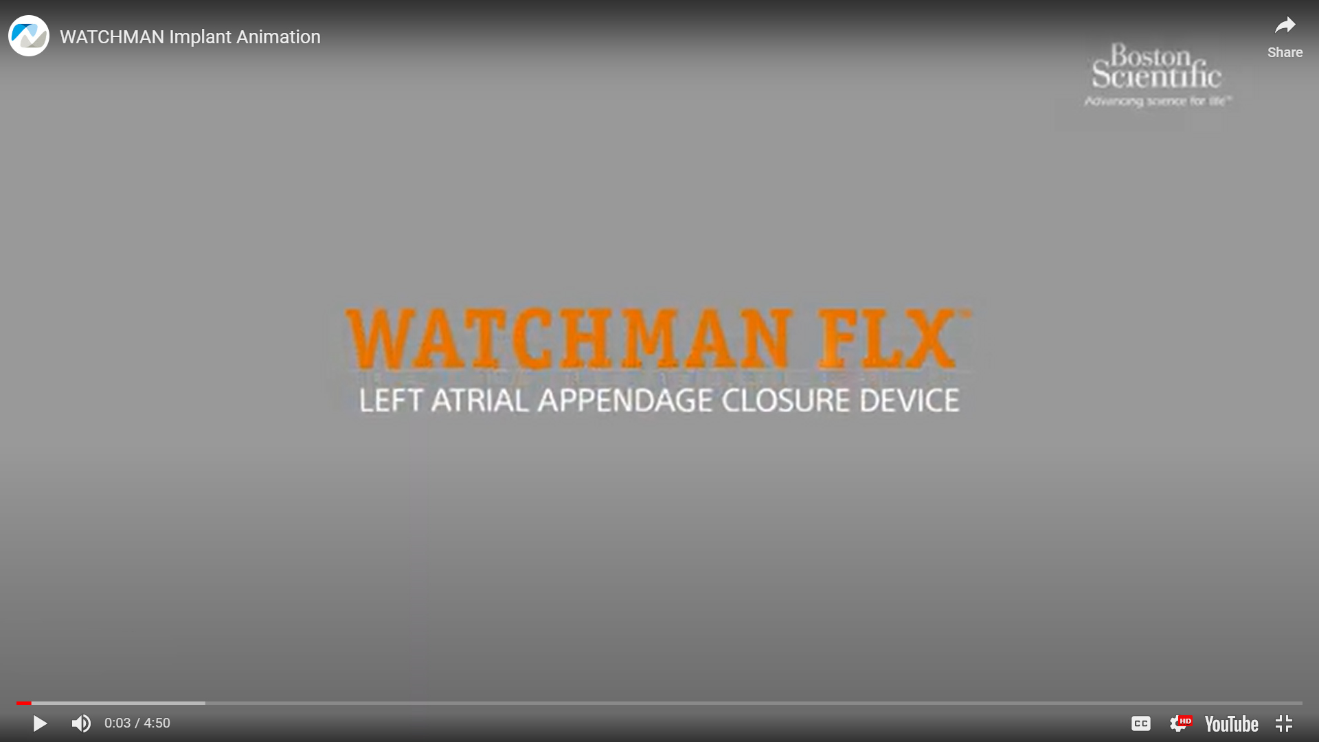 How the WATCHMAN procedure works video