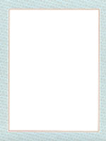 sample male paper blue green border on white