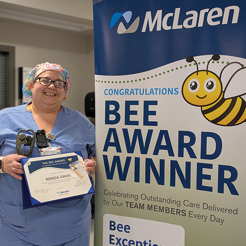 Ronda Davis Honored with McLaren Greater Lansing’s BEE Award