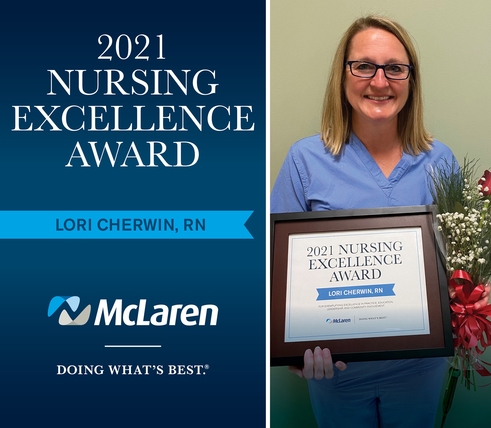 Lori Cherwin, 2021 Nursing Excellence Award