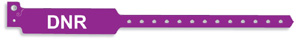 purple wristband