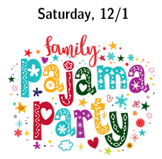 Image link to purchase tickets to Family PJ party